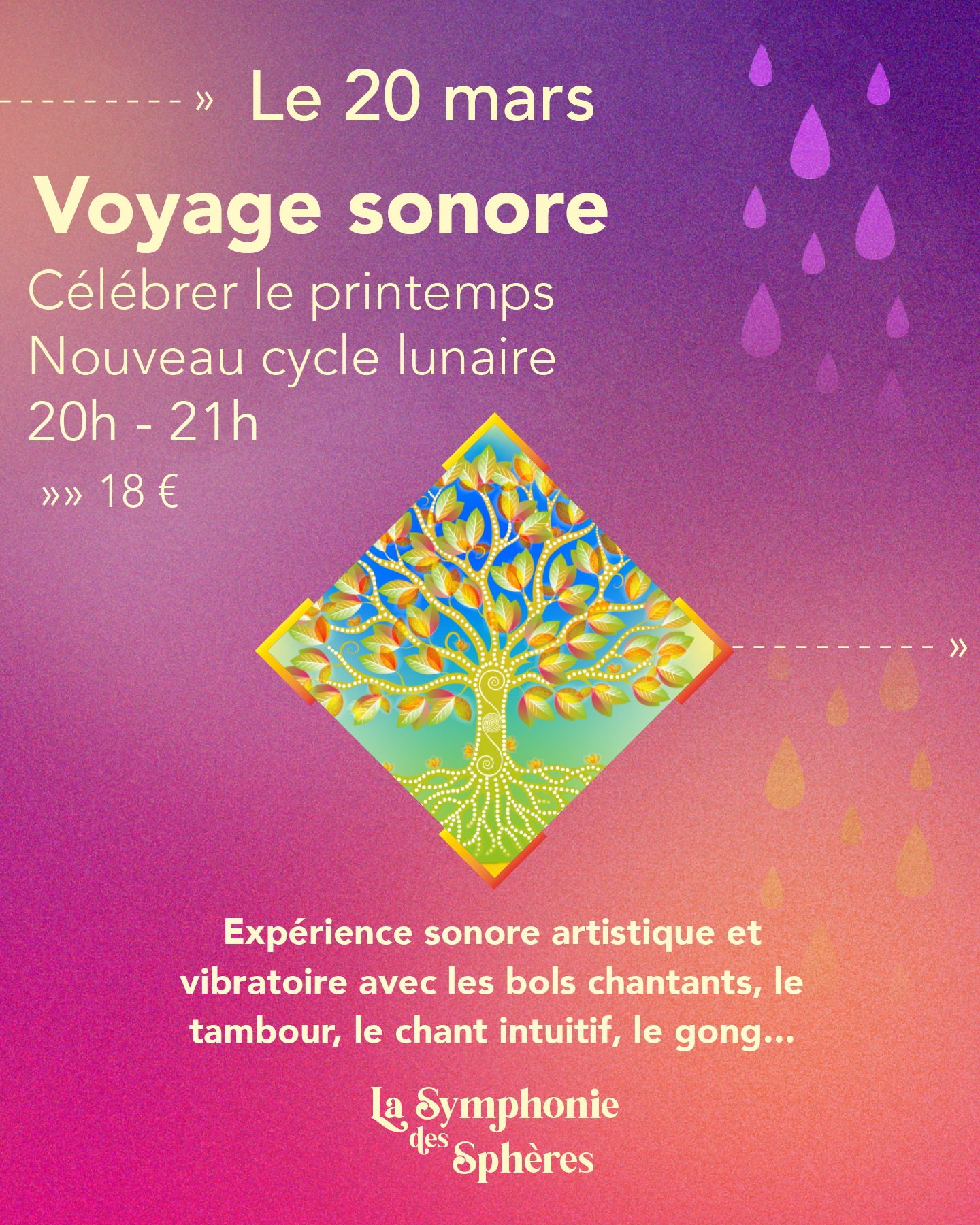 Agenda mars._Instagram4 Flyer - relaxation sonore - La symphonie des spheres - Laval