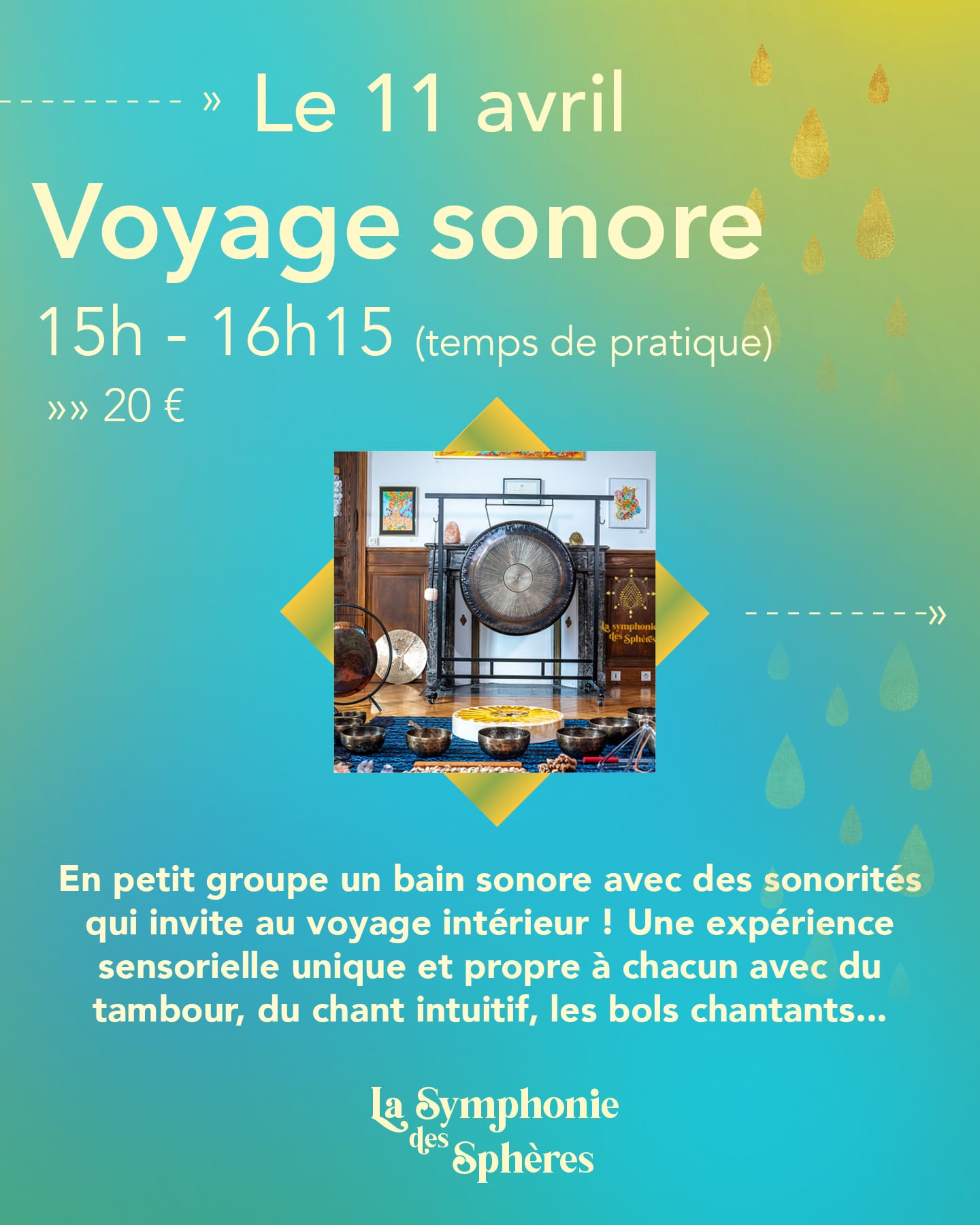 Flyer - relaxation sonore - La symphonie des spheres - Laval Flyer - relaxation sonore - La symphonie des spheres - Laval